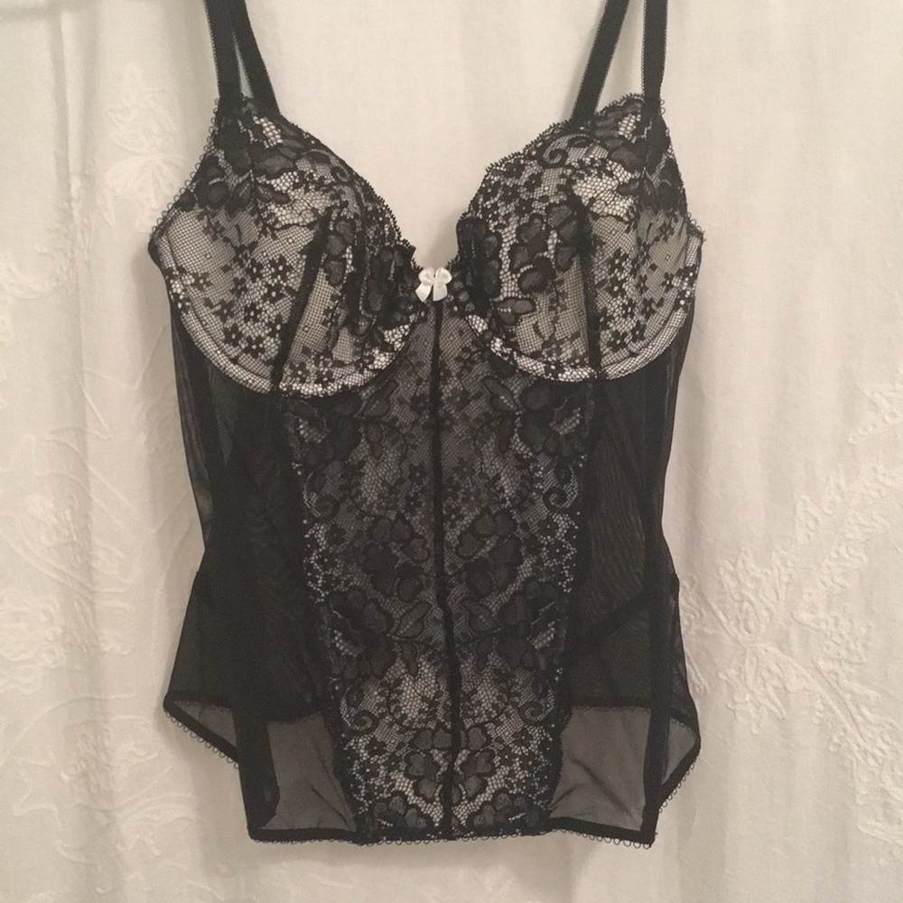 Victoria Secret lace and tulle corset.